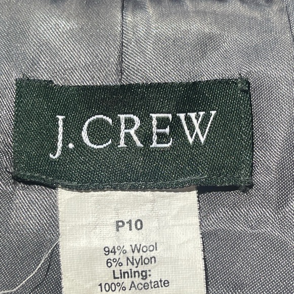 J. Crew Women's Aubergine Merlot Rich Purple Wool Car Coat Size P 10 - Picture 14 of 14